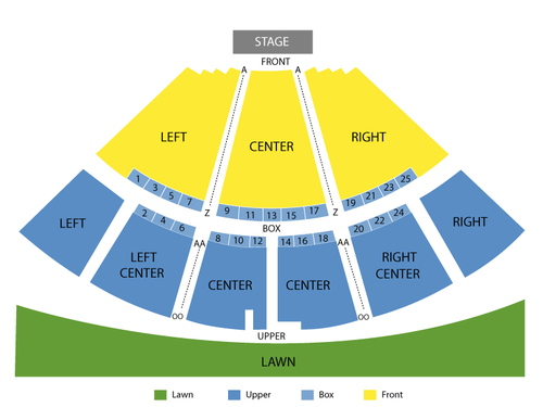 hollywood casino st louis amphitheatre seating chart